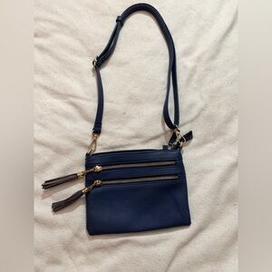 Navy Blue Crossbody Bag